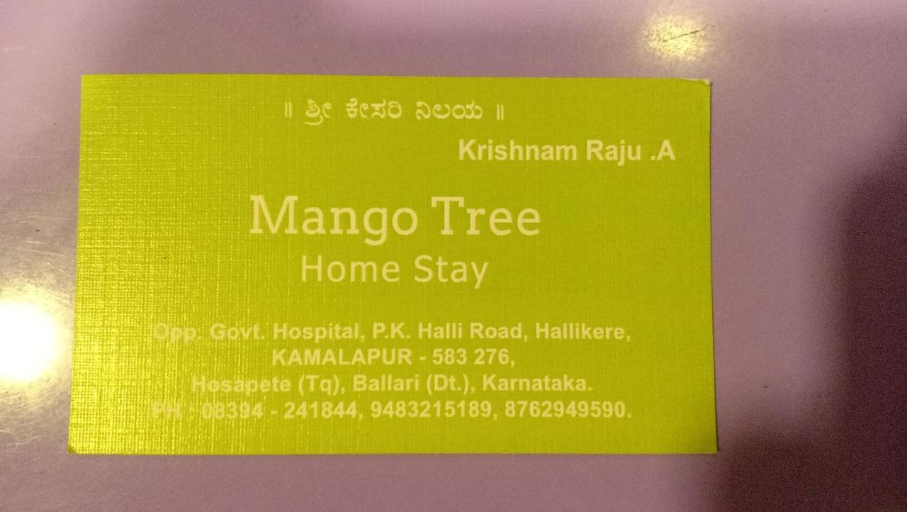 Mango Tree Homestay Хампі Екстер'єр фото